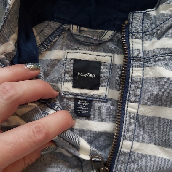 Baby GAP 12-18m Pullover Jean Jacket - Picture 3 of 4